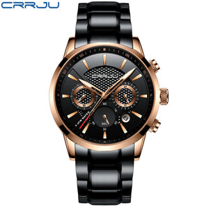 CRRJU Men Watch 30m Waterproof