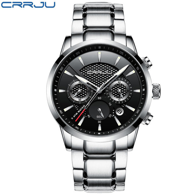 CRRJU Men Watch 30m Waterproof