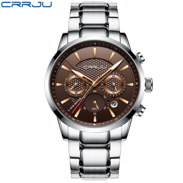 CRRJU Men Watch 30m Waterproof