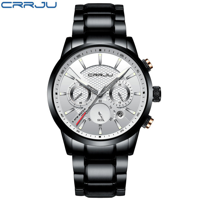 CRRJU Men Watch 30m Waterproof